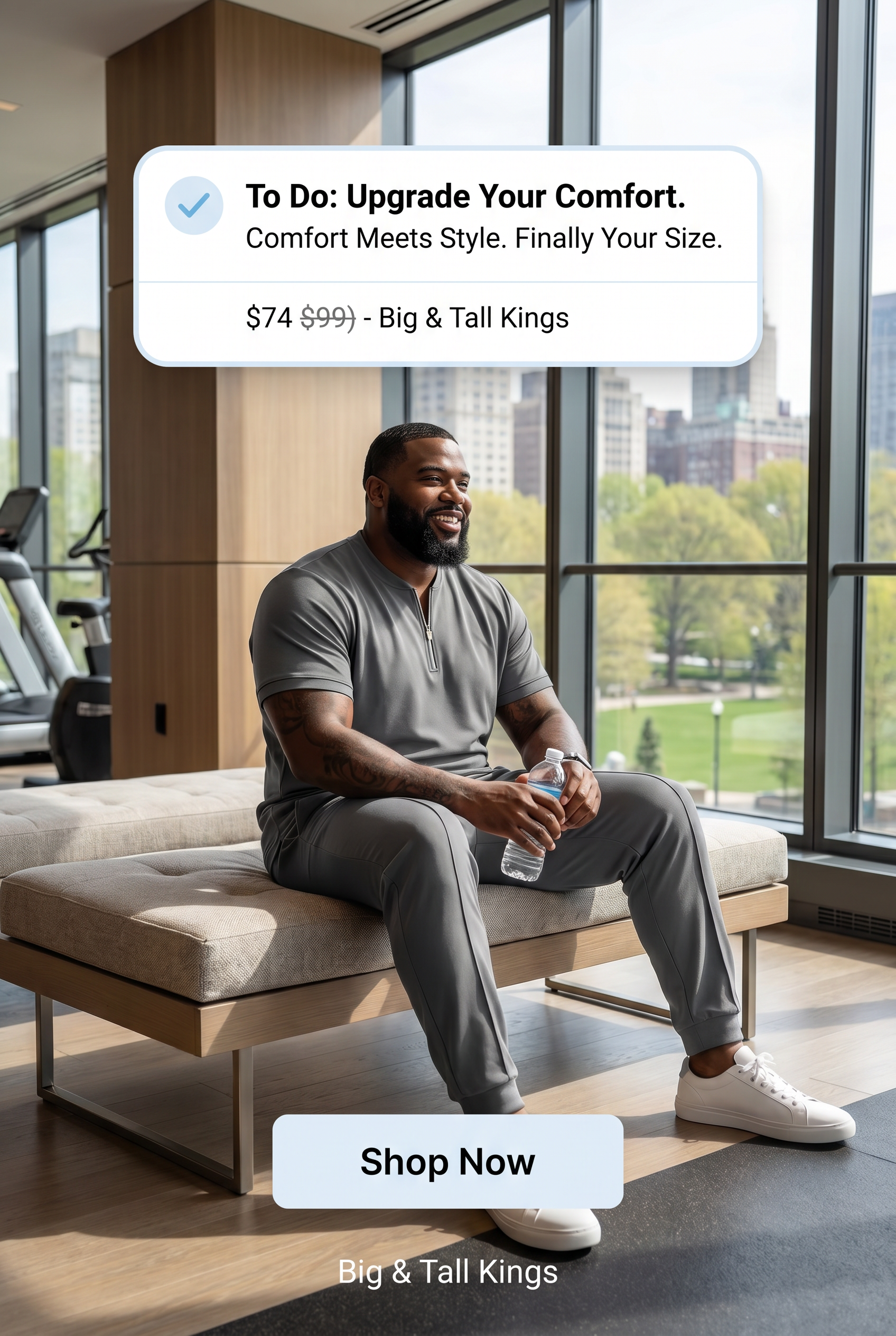 Premium Athletic Jogger Set — Big & Tall