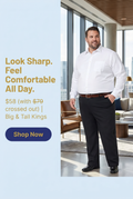 All-Day Comfort Stretch Chinos — Big & Tall