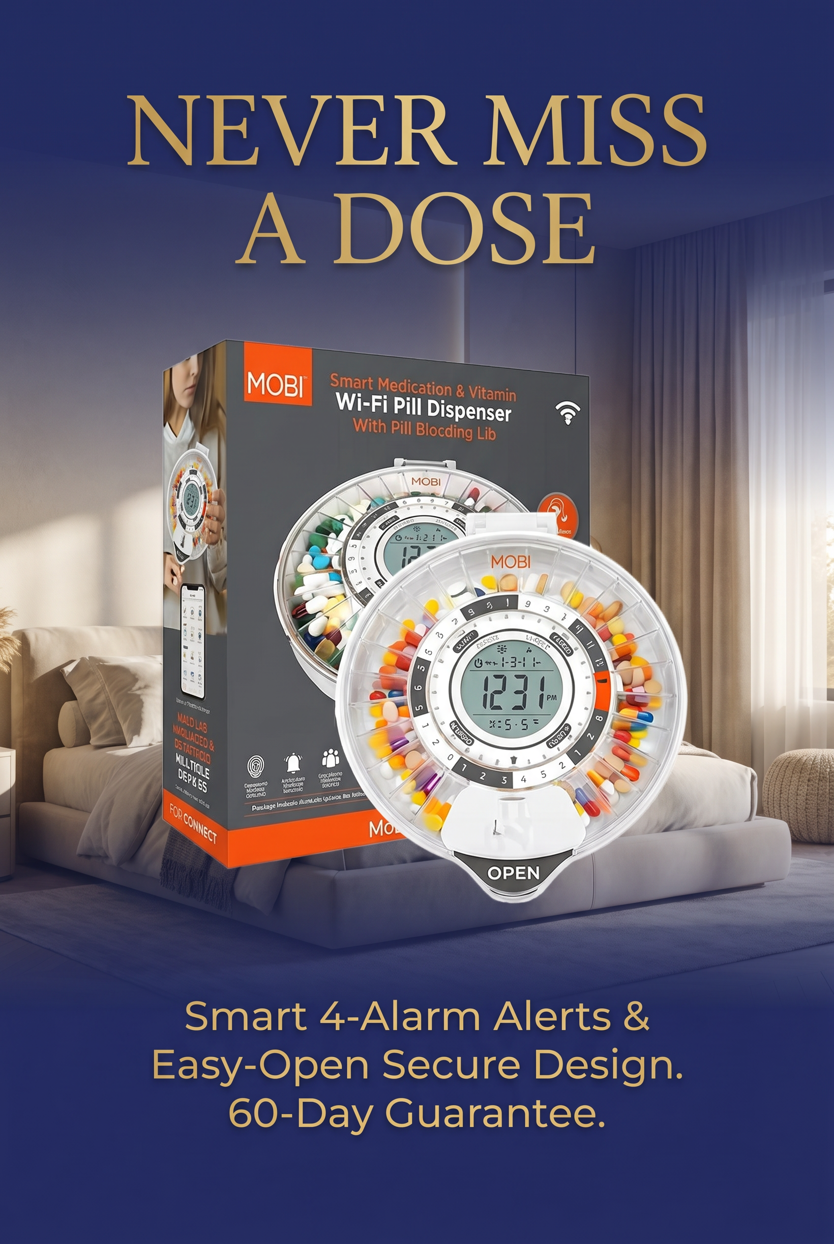 Smart Pill Organizer with Alarm
