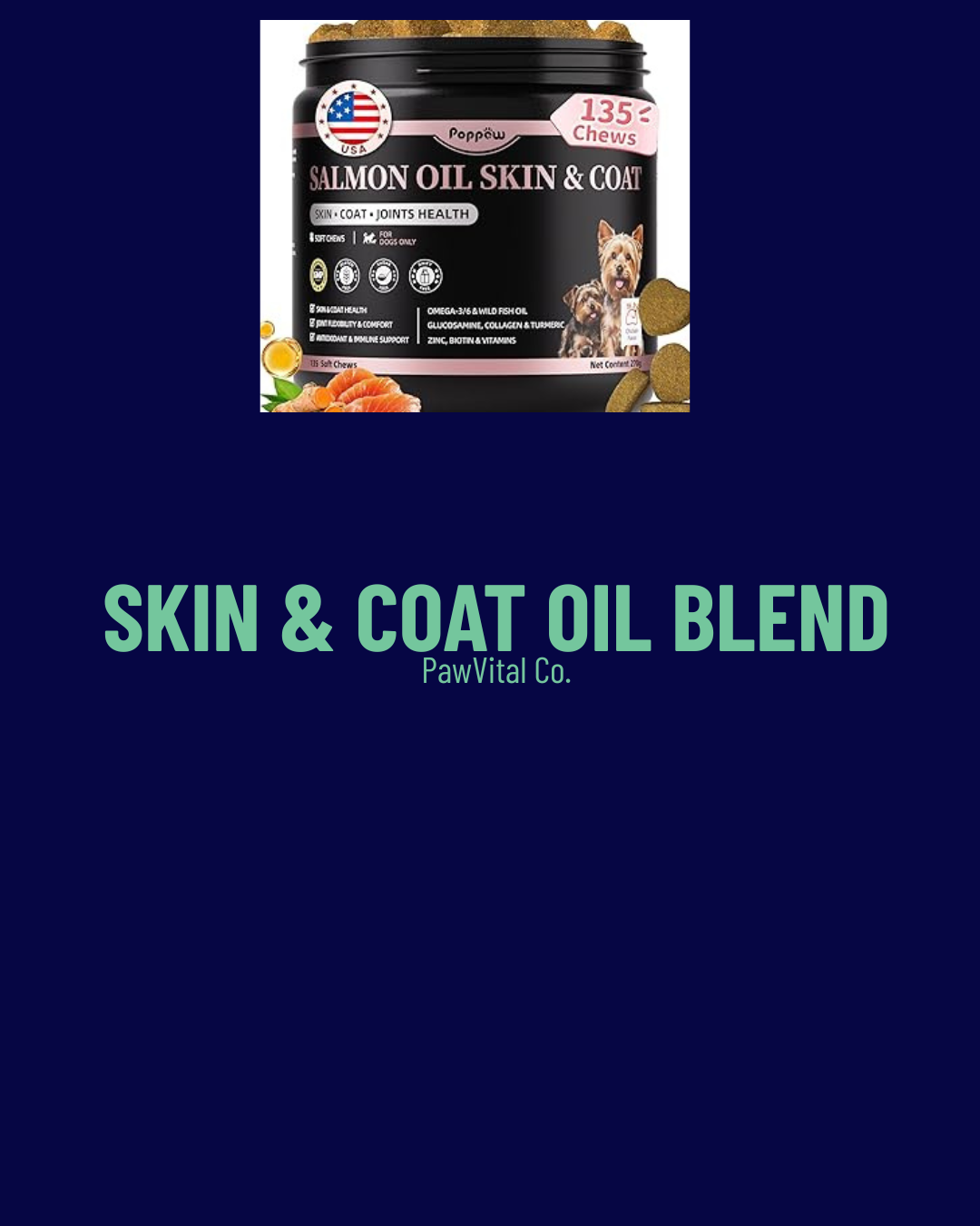 Skin & Coat Oil Blend for Dogs and Cats
